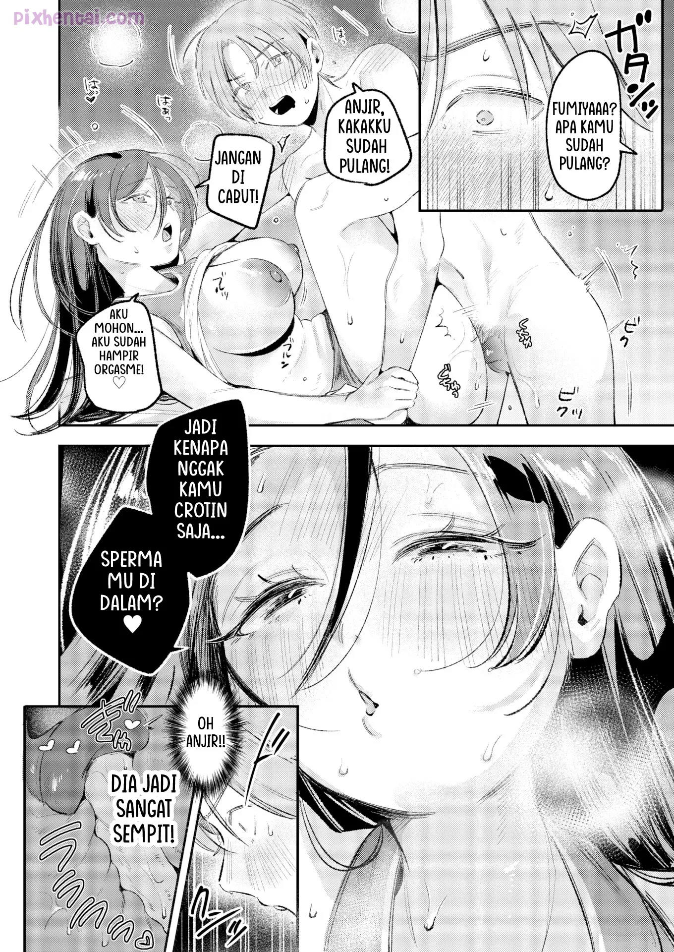 Komik hentai xxx manga sex bokep Ane no tomodachi ni fude-oroshi shite morau hanashi 24